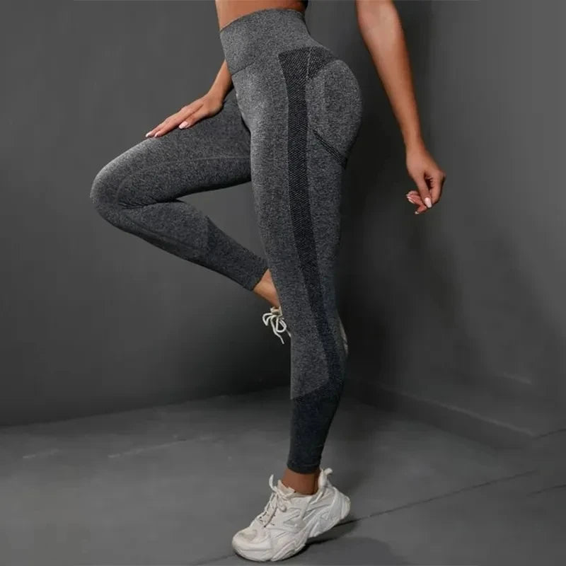 Leggings de Treino Fitness Elásticas Femininas