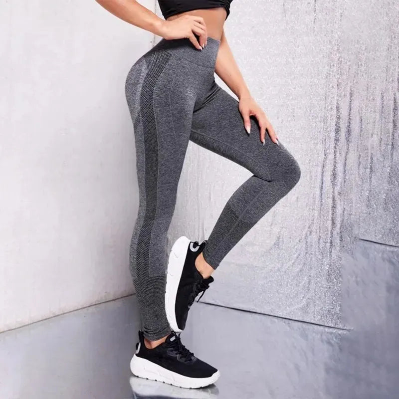 Leggings de Treino Fitness Elásticas Femininas